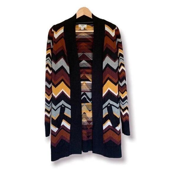 Missoni for Target Sweaters - Missoni for Target Womens Size XS‎ Open front Cardigan Long Sleeve Chevron Brown